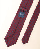Gravata 100% Seda em Bordeaux