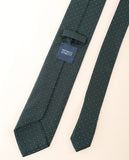 Gravata 100% Seda em Verde Escuro