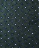 Gravata 100% Seda em Verde Escuro