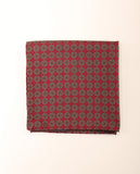 Lenço de Bolso 100% Seda em Bordeaux Escuro