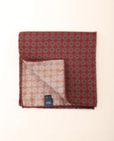 Lenço de Bolso 100% Seda em Bordeaux Escuro