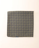 Lenço de Bolso 100% Seda em Verde Seco