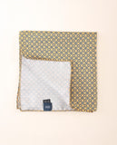 Lenço de Bolso 100% Seda em Amarelo Claro