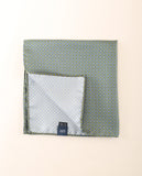 Lenço de Bolso 100% Seda em Verde