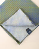 Lenço de Bolso 100% Seda em Verde