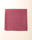 Lenço de Bolso 100% Seda em Encarnado