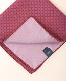 Lenço de Bolso 100% Seda em Encarnado