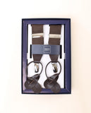 Dark Brown Braces 100% Leather