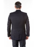 Dark Blue Blazer 100% Flece wool