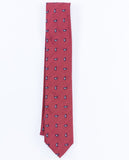 Dark Red Tie 100% Silk