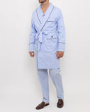 Light Blue Robe 100% Cotton