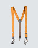 Light Brown Braces 100% Leather