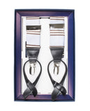 Light Blue Braces 100% Silk