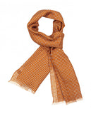 Light Orange Scarf 100% Linen