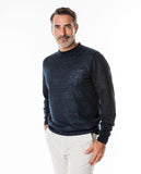 Camisola 100% Linho em Azul Escuro