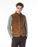 Dark Brown Vest 100% Leather