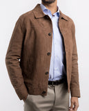 Chaqueta 100% Piel en Marrón