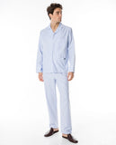 Pijama 100% Algodão em Azul Claro