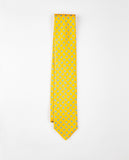 Gravata 100% Seda em Amarelo Claro