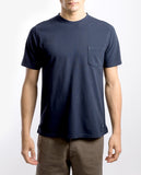 T-shirt 100% Algodão em Azul Escuro