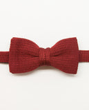 Dark Bordeaux Bow Tie 100% Silk