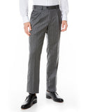 Dark Grey Formal Trousers 100% Flece wool