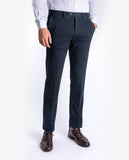 Dark Blue Regular Chino Trousers