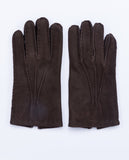 Dark Brown Gloves 100% Leather
