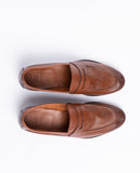 Mocasines 100% Piel en Marrón Oscuro