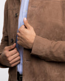 Chaqueta 100% Piel en Marrón