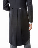 Traje Chaqué 100% Lana Virgem en Gris Oscuro