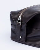 Dark Brown Toiletry Bag