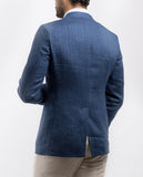 Casaco Casual 100% Linho em Azul