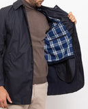 Gabardina 100% Algodón en Azul Oscuro