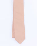 Light Orange Tie 100% Silk