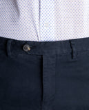 Dark Blue Regular Chino Trousers