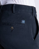 Dark Blue Regular Chino Trousers