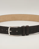 Dark Brown Casual Belt 100% Crocodile Leather