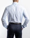 Camisa 100% Algodón en Azul Claro