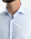 Camisa 100% Algodón en Azul Claro