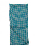 Petrol Green Scarf 100% Linen