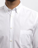 Camisa Casual 100% Algodão em Branco