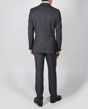 Grey Suit Regular Birdseye 100% Wool