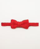 Light Red Bow Tie 100% Silk