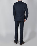 Blue Suit Regular Birdseye 100% Wool