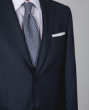 Blue Suit Regular Birdseye 100% Wool