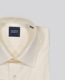 Camisa Clássica 100% Algodão em Bege Claro
