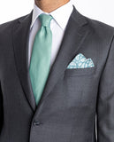 Dark Grey Suit Regular Plain 100% Wool