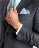 Dark Grey Suit Regular Plain 100% Wool