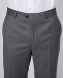 Light Grey Classic Trousers Soft Slim 100% Flece wool